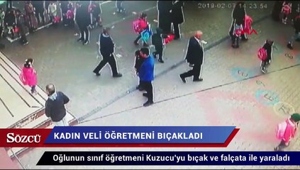 Kırıkkale'de kadın veli erkek öğretmeni bıçakladı