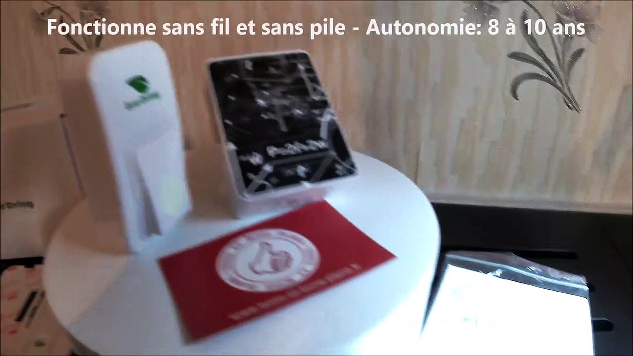 Test sonnette française écologique sans fil et sans pile écodring
