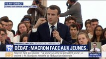 Emmanuel Macron face aux jeunes: 
