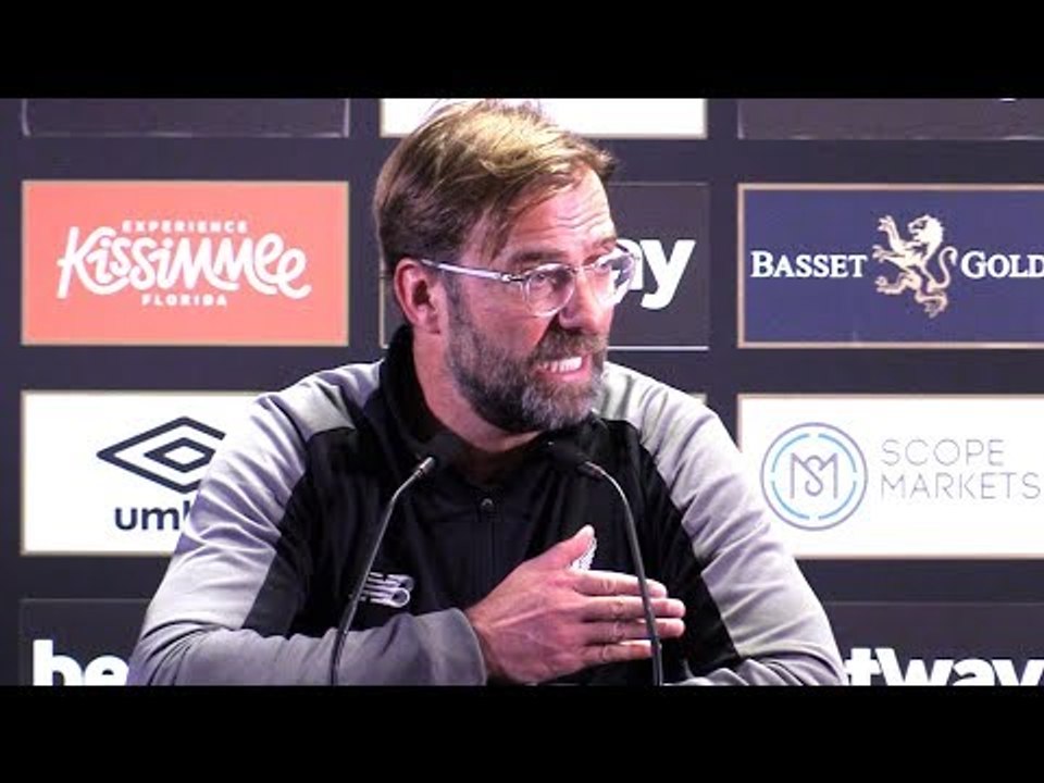 West Ham 1-1 Liverpool - Jurgen Klopp Full Post Match Press Conference - Premier League