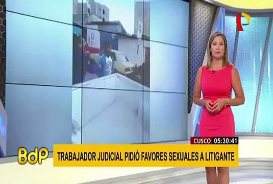 Cusco: detienen a trabajador judicial por pedir favores sexuales a litigante