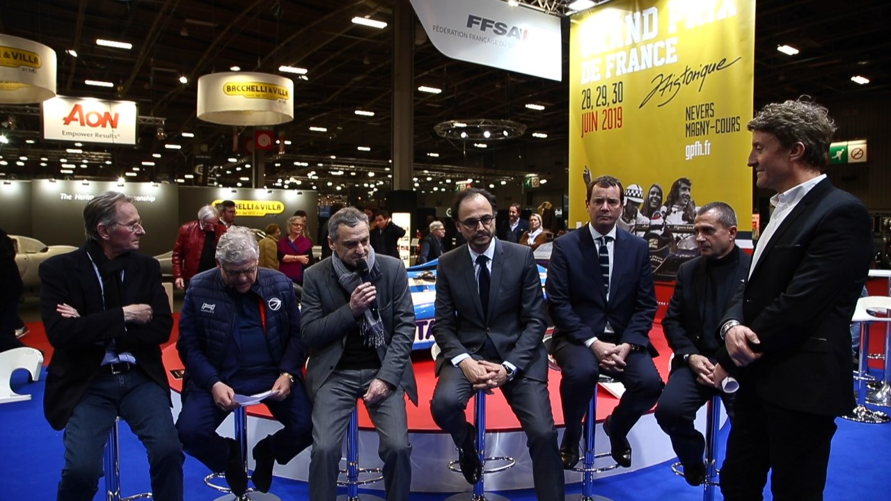 Conférence_de presse Grand Prix de France Historique 2019 - Rétromobile