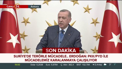 Başkan Erdoğan konuşuyor