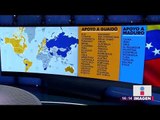 Qué países apoyan a Juan Guaidó en Venezuela y qué países apoyan a Nicolás Maduro