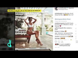 Michelle Salas y su ex novio juntos en la playa, ¿subió de peso?  | De Primera Mano