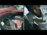 Mujer choca, queda prensada en el coche, y un hombre finge ayudarla para robarle celular