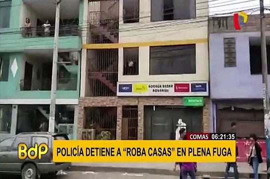 Comas: detienen a “robacasas” de origen extranjero cuando intentaban fugar