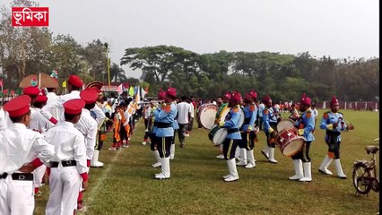 ধীনতা দিবসে স্কুলের ছাত্র ছাত্রীদের মুক্তিযুদ্ধ ভিত্তিক ডিসপ্লে  কেবি হাই স্কুল ময়মনসিংহ