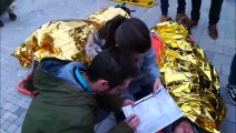 Simulacro de emergencias en la Universidad de Navarra.