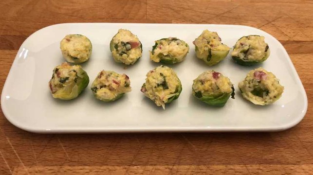 Recette: Petits choux de Bruxelles farcis