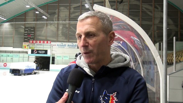 HOCKEY SUR GLACE 2019-02-03 Interview Fabrice Texier Coach des Grizzlys de Vaujany, Clermont VS Vaujany