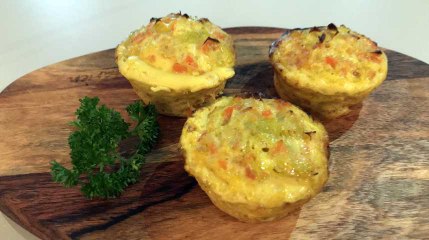 Recette: Flans aux poireaux, carottes et curry