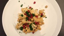 Recette: Chou-fleur et pois chiches rôtis