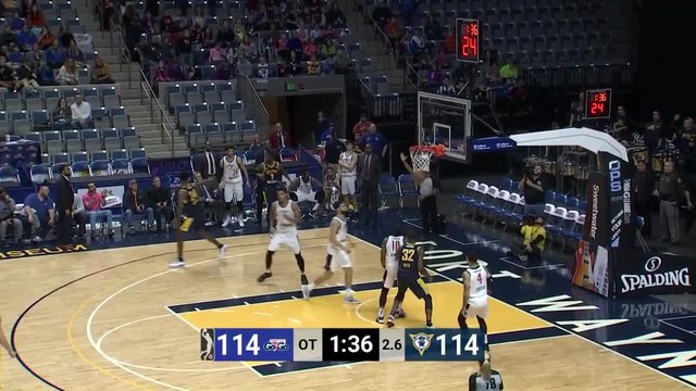 Pacers Assignee Alize Johnson Posts 23 points & 19 rebounds In Fort Wayne Mad Ants OT Win