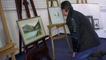 Incautan pinturas y dibujos atribuidos dudosamente a Hitler