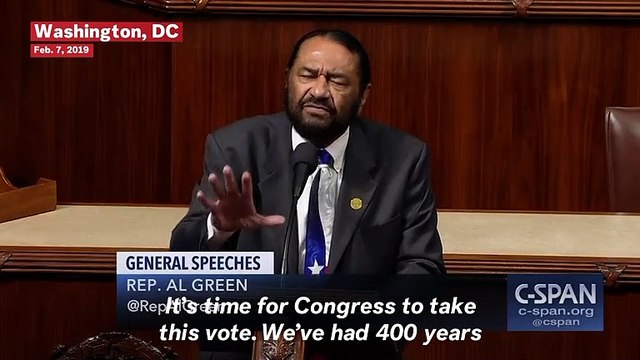 Rep. Al Green Calls For Trump Impeachment Regardless Of Mueller Results