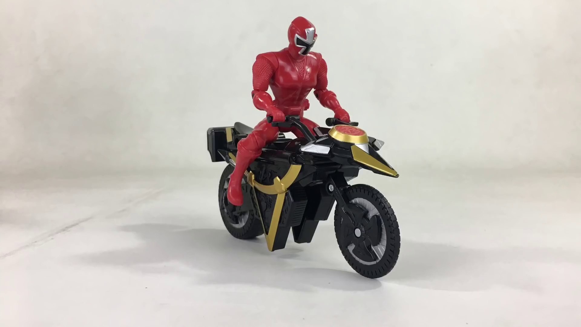 Power Rangers Super Ninja Steel Cycle with Red Ranger || Keith's Toy Box -  video Dailymotion