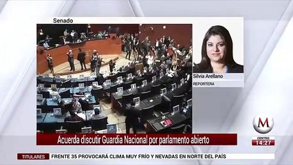 Comision de Senado acuerda incluir a especialistas en debate de Guardia Nacional