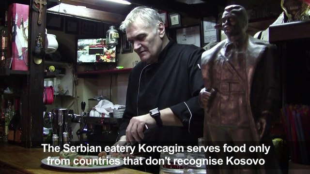 Meat with a side of geopolitics in Serbian restaurant