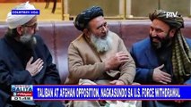 GLOBALITA | Taliban at Afghan opposition, nagkasundo sa US force withdrawal