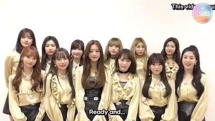 [ENG SUB] 190206 IZ*ONE Shibuya109 Pop Up Store Promotional Message
