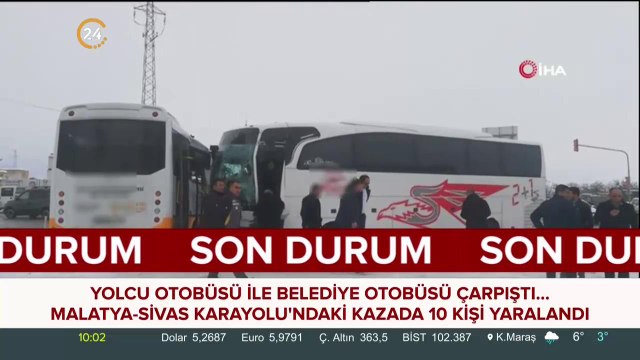 Malatya-Sivas karayolunda kaza