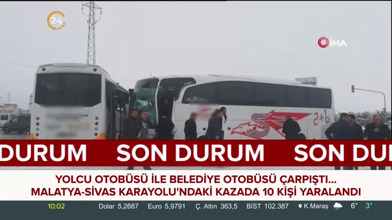 Malatya-Sivas karayolunda kaza