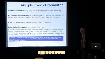 Antoine Danchin I2CELL - Multiple layers of information (7)