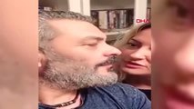 Kahramanmaraş Oyuncu Necmi Yapıcı ve Eşi, Evlilik Yıl Dönümünü Baltayla Dondurma Keserek Kutladı