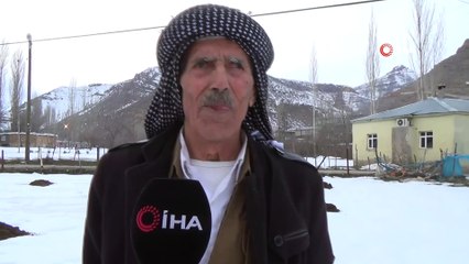 Köylülerin zorlu kış mesaisi