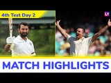 IND vs AUS 4th Test 2018 Day 2 Stats Highlights: Pujara, Rishabh Pant Help India Post 622/7