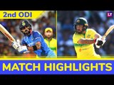 IND vs AUS 2nd ODI 2019 Stats Highlights: Virat Kohli, MS Dhoni Help India Win by Four Wickets