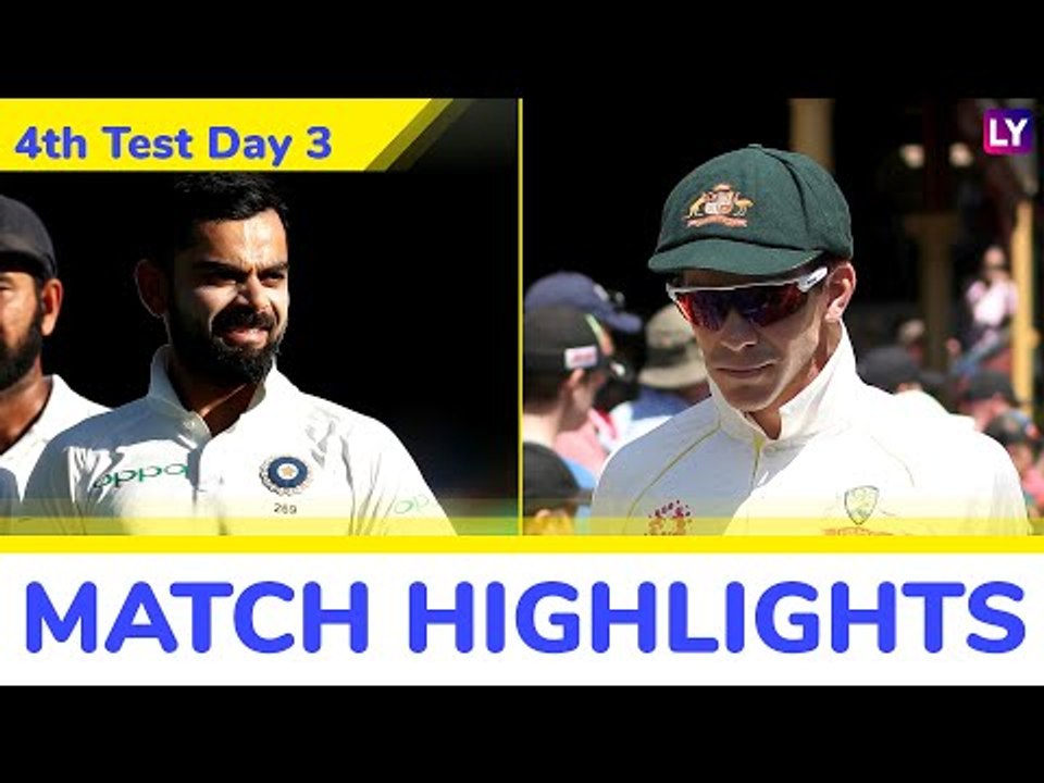IND vs AUS 4th Test Day 3 Stats Highlights: Kul...