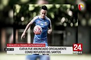 Christian Cueva fue anunciado oficialmente como refuerzo del Santos