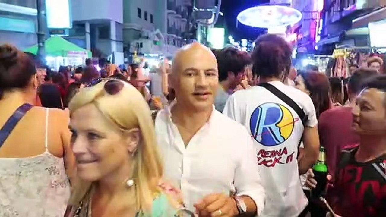 Bangkok Nightlife -- Khao San Road and Patpong Red(480P)