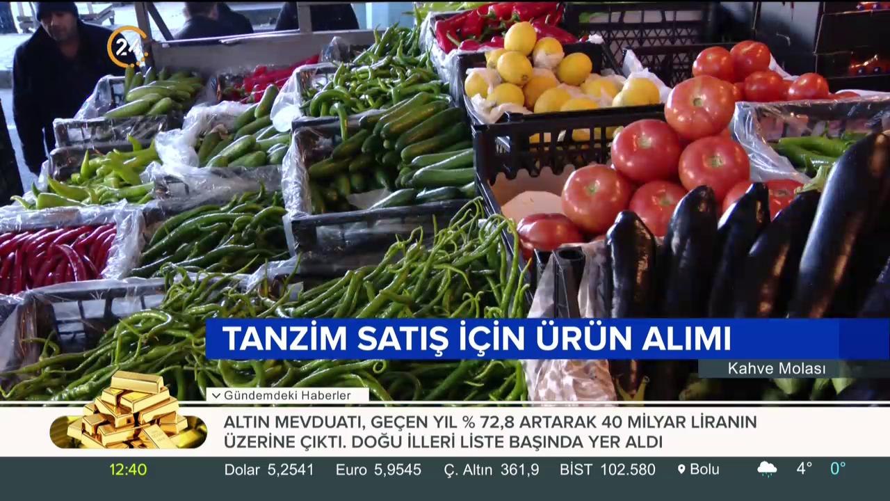 Tanzim satış için ürün alımı