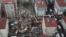 İstanbul- Enkazdan Kurtarılma Anında Havadan Çekilen Görüntüler