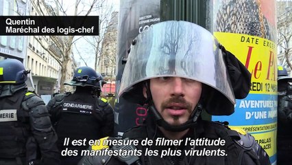 En immersion avec les CRS pour l'acte 12 des "gilets jaunes"