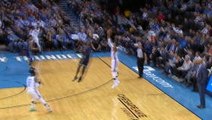 Nerlens Noel sets up George for three