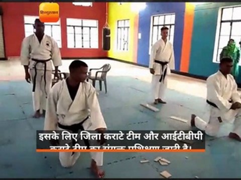 चम्पावत कराटे टीम और आईटीबीपी की टीम के बीच संयुक्त अभ्यास