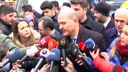 Kartal'da bina çökmesi - Bakan Soylu - İSTANBUL