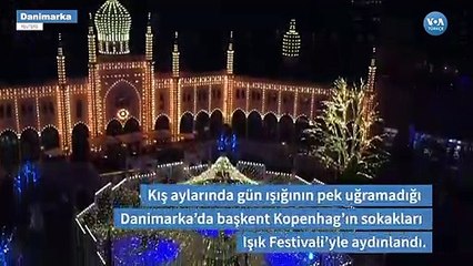 Kopenhag’da Büyüleyici Işık Festivali