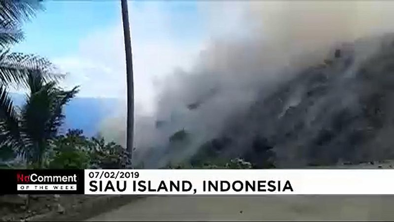 Indonesischer Vulkan Karangetang ausgebrochen, Anwohner müssen fliehen