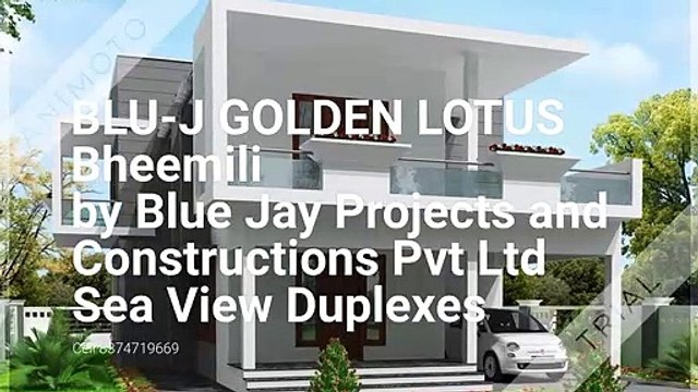 Gated Community Duplex Villas in BluJ Golden Lotus Bheemili Vizag by Blue Jay Projects