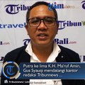 Ucapan Selamat Hari Pers Nasional 2019 dari Gus Syauqi di Kantor Redaksi Tribunnews