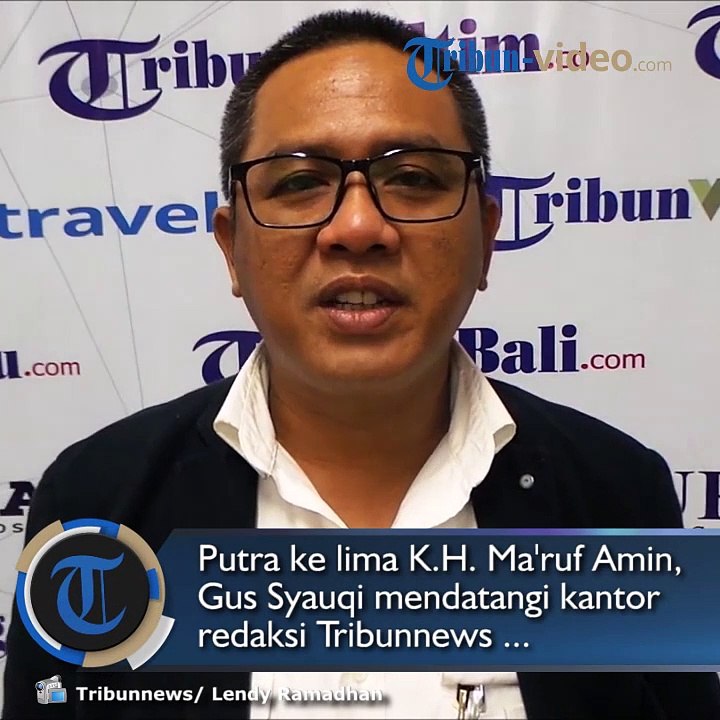 Ucapan Selamat Hari Pers Nasional 2019 dari Gus Syauqi di Kantor Redaksi Tribunnews