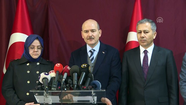 İçişleri Bakanı Soylu ve Aile, Çalışma ve Sosyal Hizmetler Bakanı Selçuk kriz merkezinde - İSTANBUL