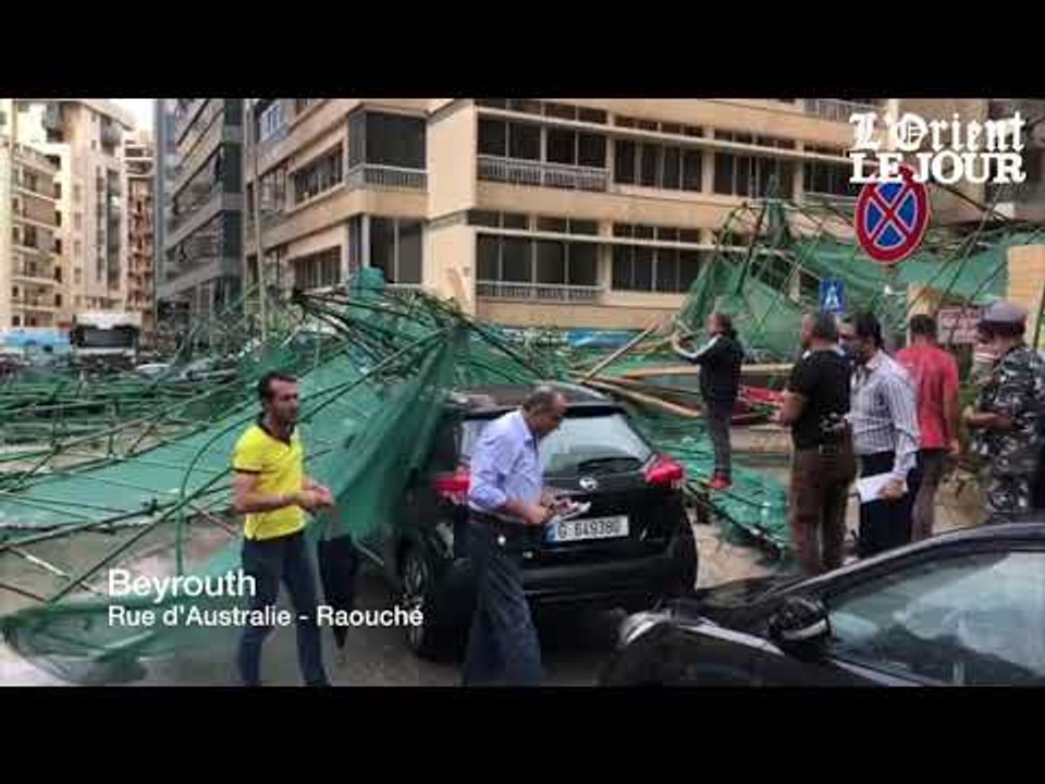 Première tempête de grêle de la saison au Liban