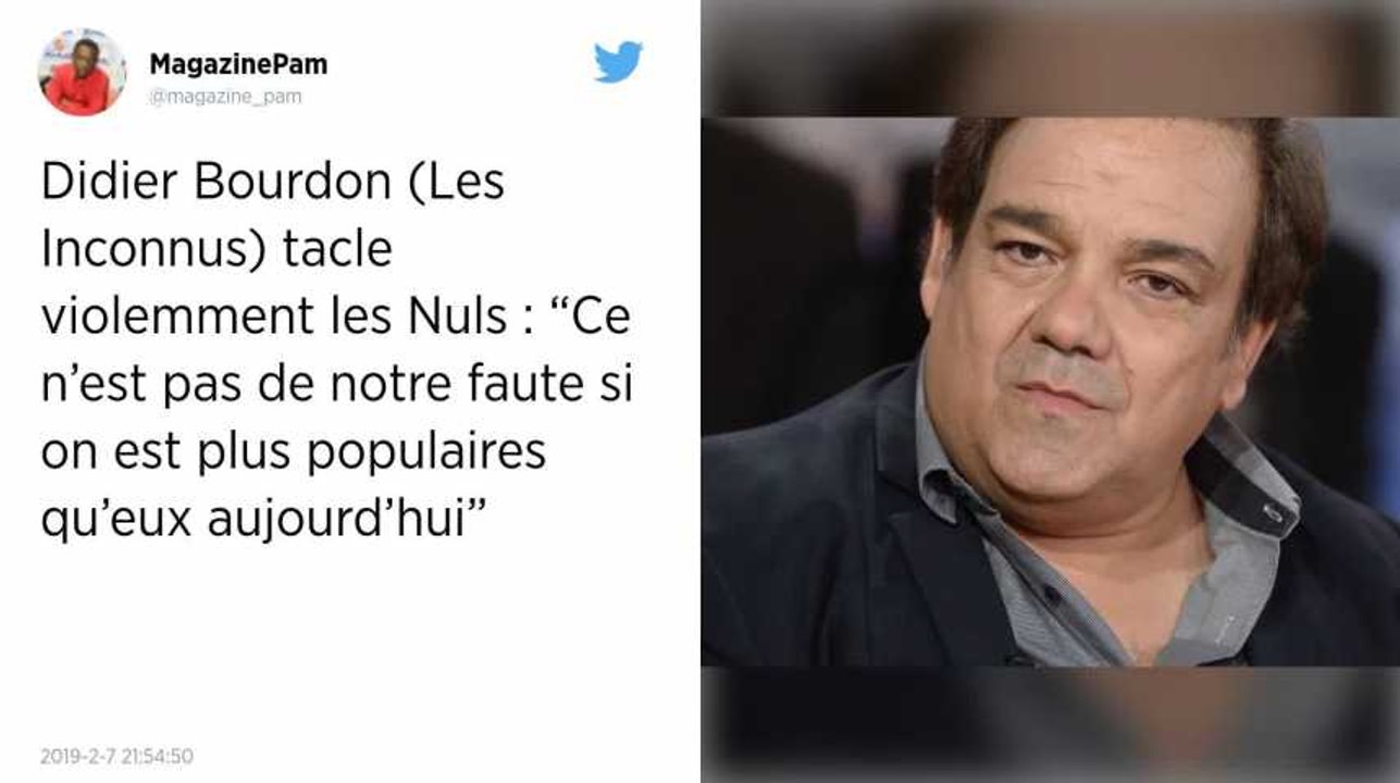 Didier Bourdon tacle Les Nuls : « Ce n’est pas de notre faute si on est plus populaires qu’eux »