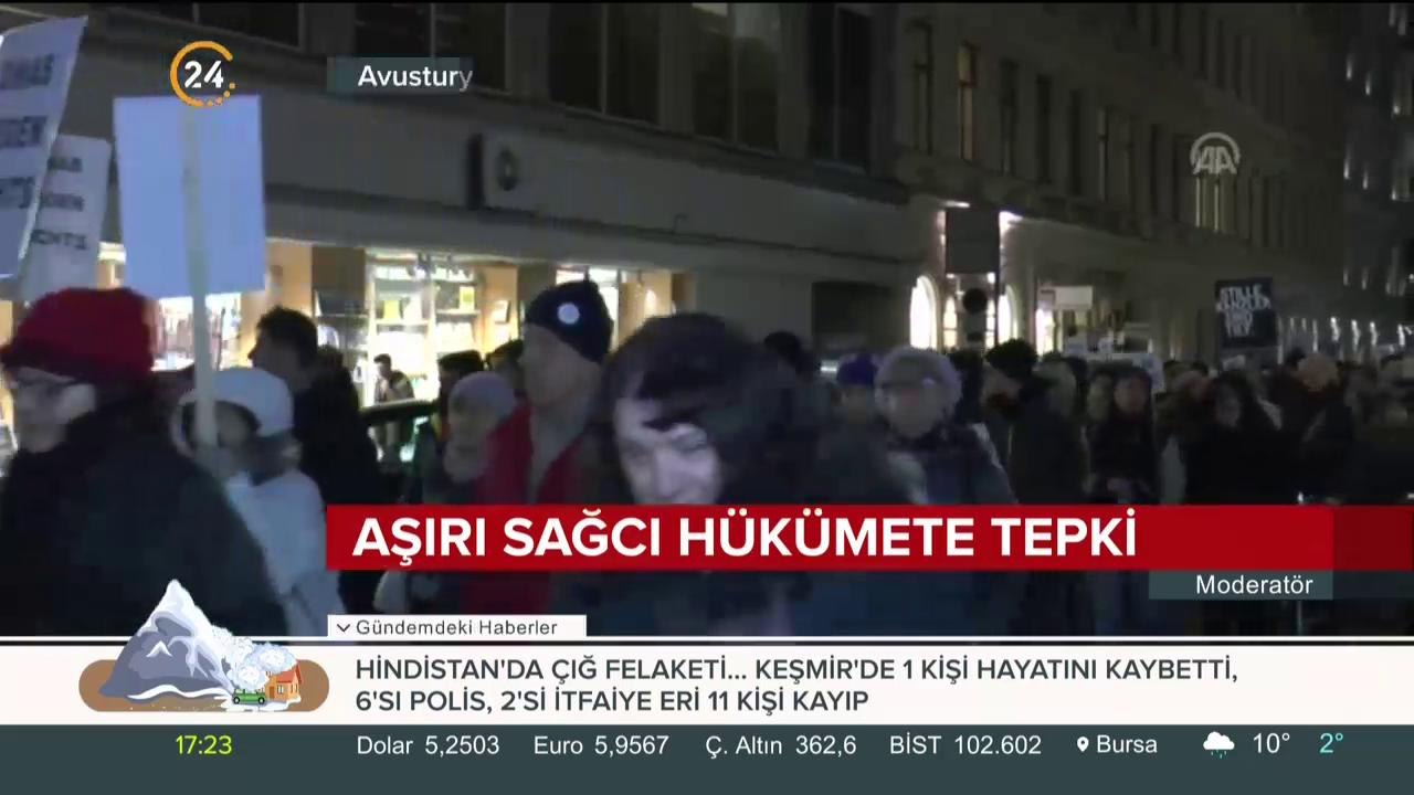 Aşırı sağcı hükümete tepki